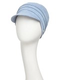 Cap HocYoga - Light Blue Melange - chemotherapy headwear / alopecia cap 