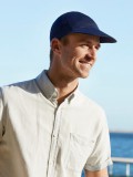 Cap B.B. Bennett - Blue - mens chemo cap / alopecia headwear Pet B.B. Bennett - Blauw - mannen chemo pet / alopecia hoofdbedekking - EN