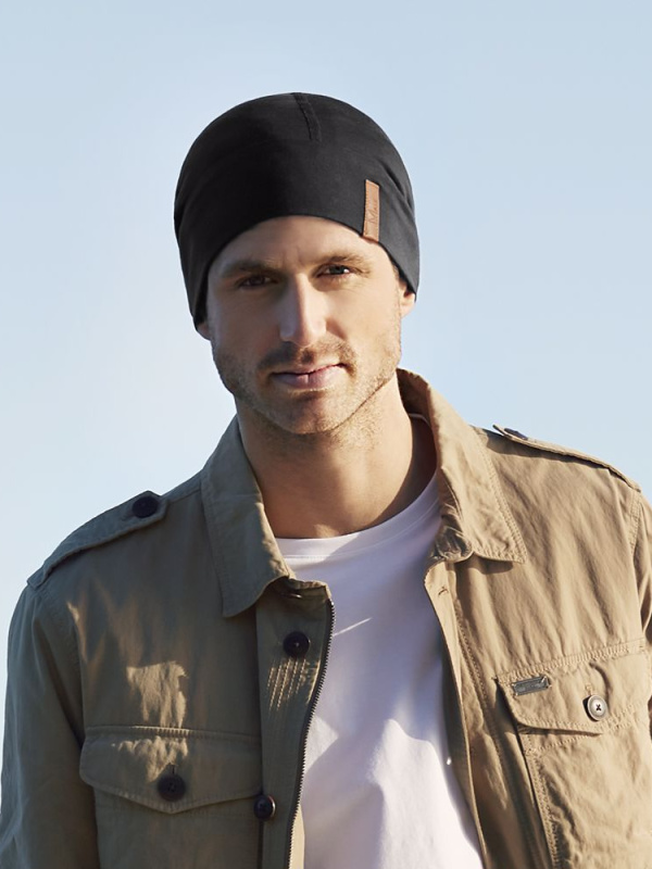 Hat B.B. Bentley - black - mens chemo hat / alopecia headwear Hat B.B. Bentley - black - mens chemo hat / alopecia headwear