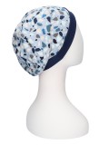 Top Mix Pebbles Blue - chemo hat / alopecia hat