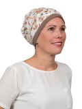 Top Mix Splash Taupe - chemo hat / alopecia hat