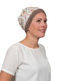 Top Mix Splash Taupe - chemo hat / alopecia hat