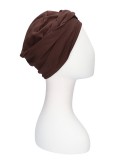 Top PLUS brown - chemo hat / alopecia hat