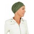 Chemo mutsjes Mooihoofd - Top PLUS olijf - chemo muts / alopecia hoofdbedekking