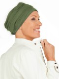Top PLUS olive - cancer hat / alopecia headwear