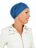 Top PLUS blue - chemo hat / alopecia hat