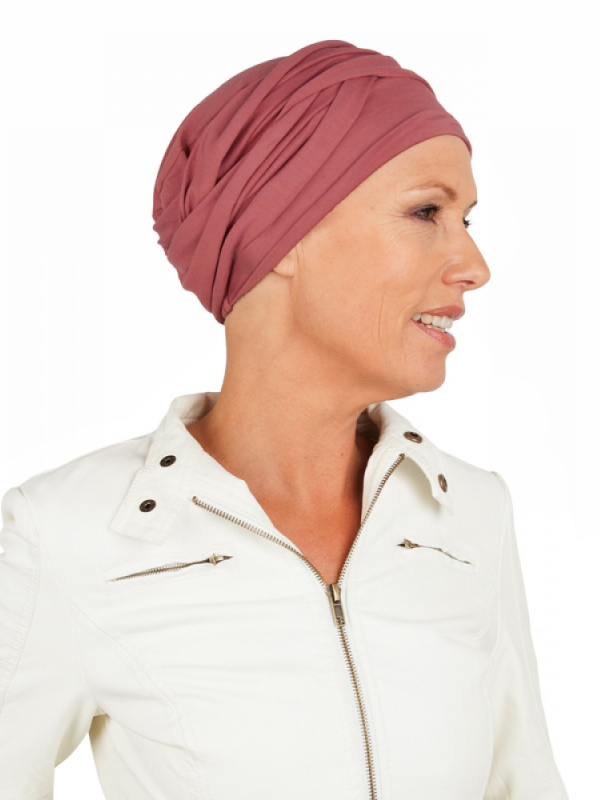 Top PLUS blush - cancer hat / alopecia hat