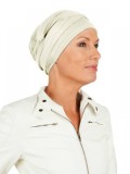Top PLUS ivory - chemotherapy headwear / alopecia hat