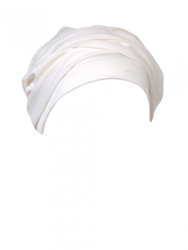 Top PLUS ivory - chemotherapy headwear / alopecia hat