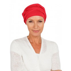Top PLUS rood - chemotherapie muts / alopecia hoofdbedekking Chemo mutsjes Mooihoofd - Top PLUS rood - chemo muts / alopecia hoofdbedekking