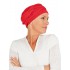 Top PLUS red - chemo headwear / alopecia turban
