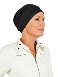 Top PLUS black - chemotherapy headwear / alopecia headwear
