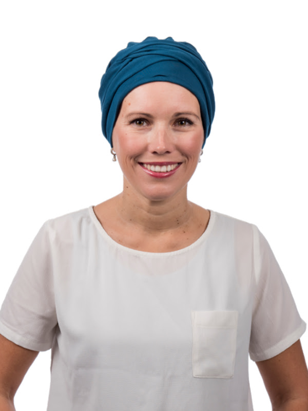 Top PLUS petrol - chemotherapy headwear / alopecia hat