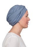 Top Plus Navy-Blue - alopecia headwear / chemo hat