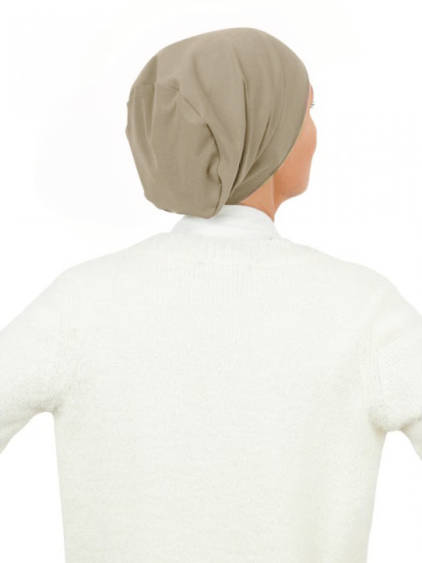 Top Tio taupe - chemo hat / alopecia hat