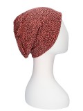 Top Tio Leopard brique - chemo hat / alopecia hat