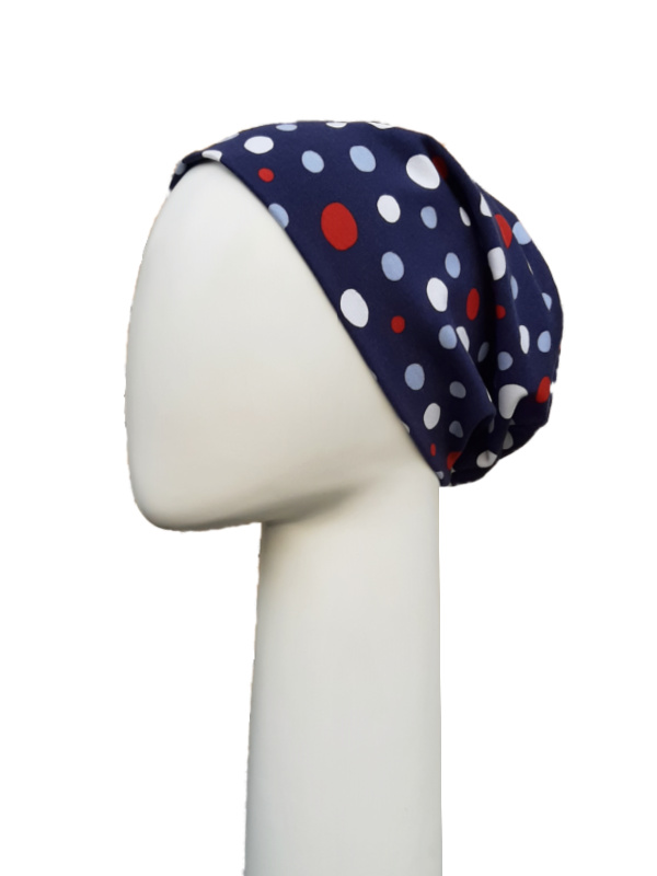 Top Tio Breton Dots - chemo hat / alopecia hat