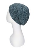 Top Tio Leopard blue - chemo hat / alopecia hat