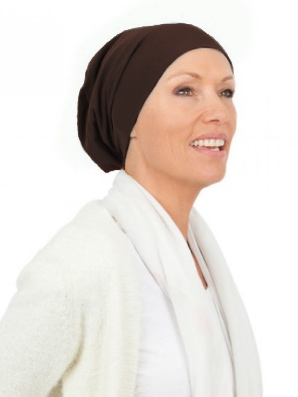 Top Tio brown - chemo hat / alopecia hat