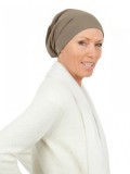 Top Tio taupe - chemo hat / alopecia hat