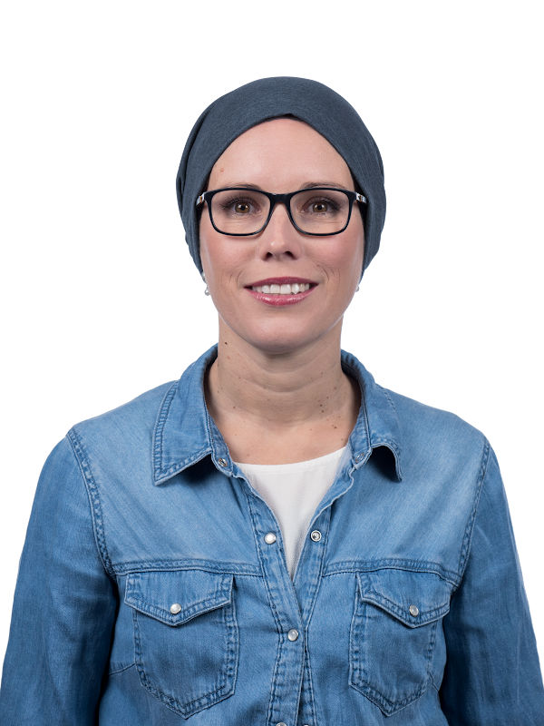 Chemo mutsjes chemo muts - Top Tio Jeans donker