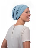 Top Tio light blue denim - chemo hat / alopecia hat