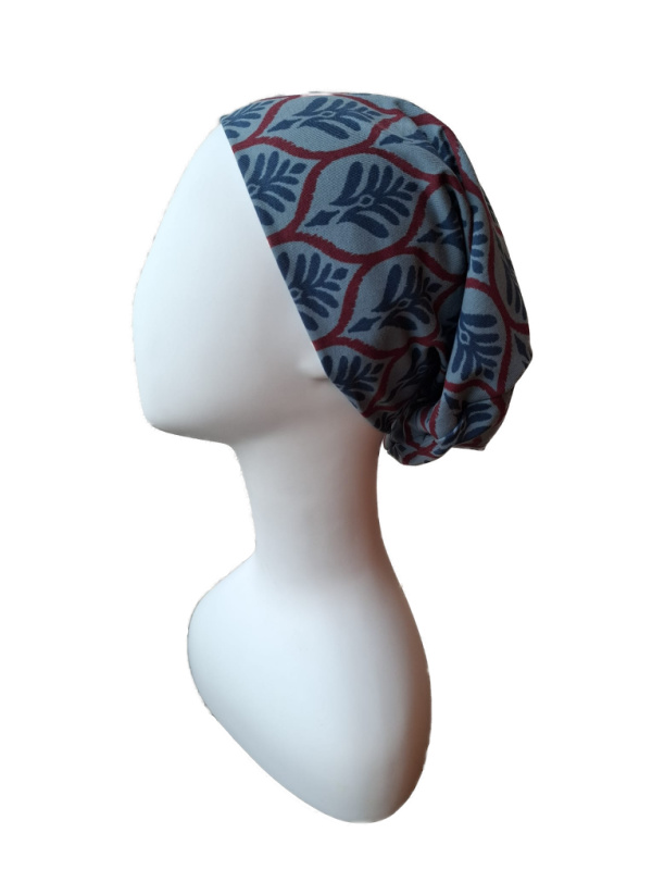 Top Tio Ornament Petrol - chemo hat / alopecia hat