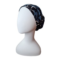 Top Tio Flowers in Blue - chemo hat / alopecia hat