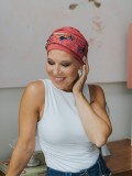 Duo-Pack Amber -  Dancing Shells - chemo hats / alopecia headwear