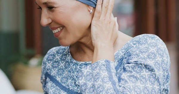 YOLAI Women's Floral Turban Cap With Brim - Sunscreen Headwrap For Chemo Or Everyday - View #4