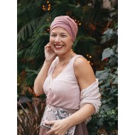 Top Ayana - Duo Pink - chemo hat / alopecia headwear
