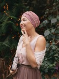 Top Ayana - Duo Pink - chemo hat / alopecia headwear