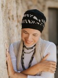 Top Ayana - Zebra Savanna - chemo hat / alopecia headwear