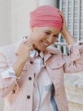 Sleep Cap Descanso pink - chemo hat / alopecia hat