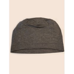 chemo mutsjes nacht - Chemo Slaapmutsje  Descanso - grijs melange