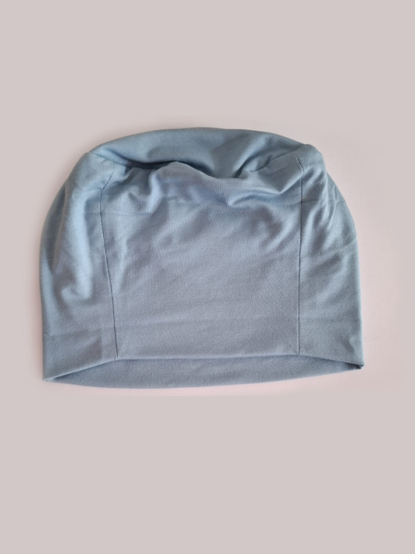 Sleep Cap Descanso Blue - chemo hat / alopecia hat