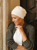 Sleep Cap Descanso Ivory - chemo hat / alopecia hat