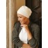 Sleep Cap Descanso Ivory - chemo hat / alopecia hat