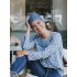 Sleep Cap Descanso Blue denim - chemo hat / alopecia hat
