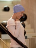 Sleep Cap Descanso Mauve Lilac - chemo hat / alopecia hat