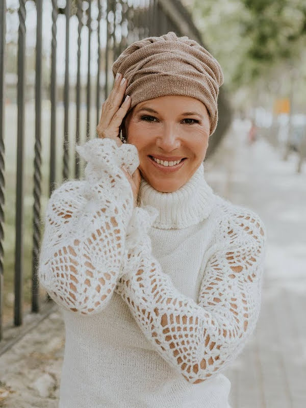 Hat Dina Oslo - Caramel Latte - chemo hat / alopecia headwear