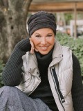 Chemo mutsjes winkel- winter muts Dina Oslo - Vulcanic Grey
