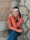 Headscarf Doris - Angular Chic - chemo headwear / alopecia headscarf