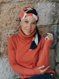 Headscarf Doris - Angular Chic - chemo headwear / alopecia headscarf