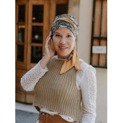 Headscarf Doris - Cinnamon Paisley - chemo headwear / alopecia headscarf Headscarf Doris - Cinnamon Paisley - chemo headwear / alopecia headscarf