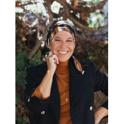 Headscarf Doris - Geometric prism - chemo headwear / alopecia headscarf Headscarf Doris - Geometric prism - chemo headwear / alopecia headscarf