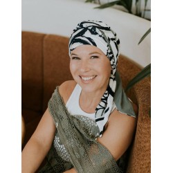 Headscarf Doris Botanical Dreams - chemo headwear / alopecia headscarf