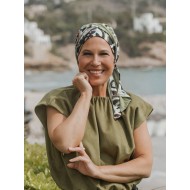 Headscarf Doris Art Nouveau - chemo headwear / alopecia headscarf