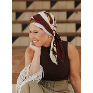 Headscarf Doris Artistic Flow - chemo headwear / alopecia headscarf