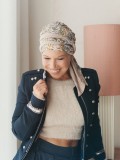 Headscarf Doris - Pastel Aura - chemo headwear / alopecia headscarf